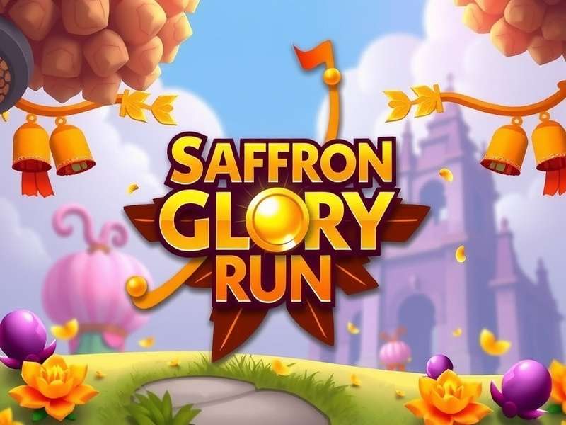 Saffron Glory Run Game Banner